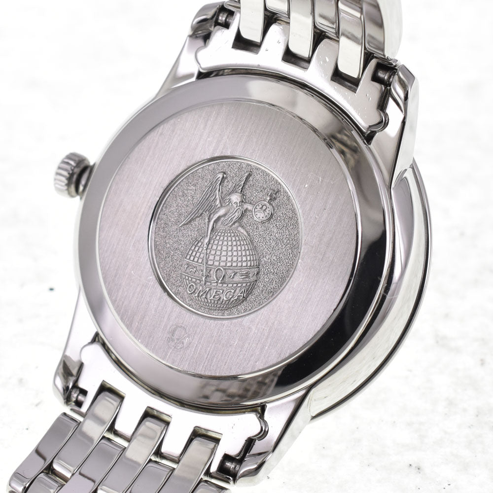 OMEGA De Ville Prestige 424.10.27.60.52.002 6P diamond Silver Dial Quartz Ladies
 Watch B#144221