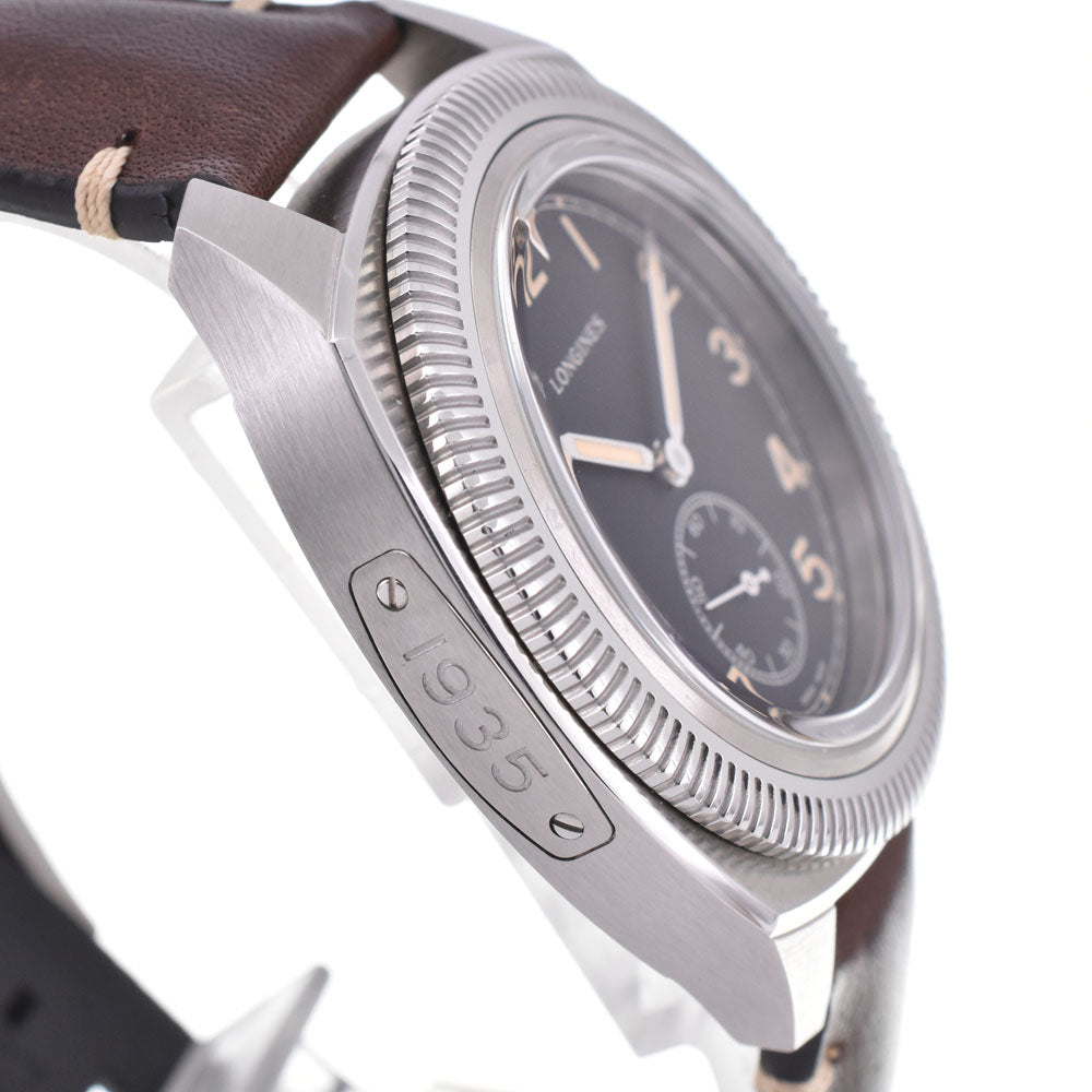 with paper LONGINES Pilot Majetec L2.838.4.53.9 black Dial Automatic Men's
 Watch B#144225