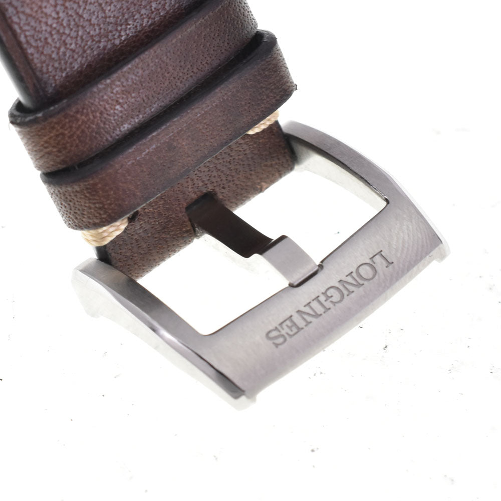 with paper LONGINES Pilot Majetec L2.838.4.53.9 black Dial Automatic Men's
 Watch B#144225