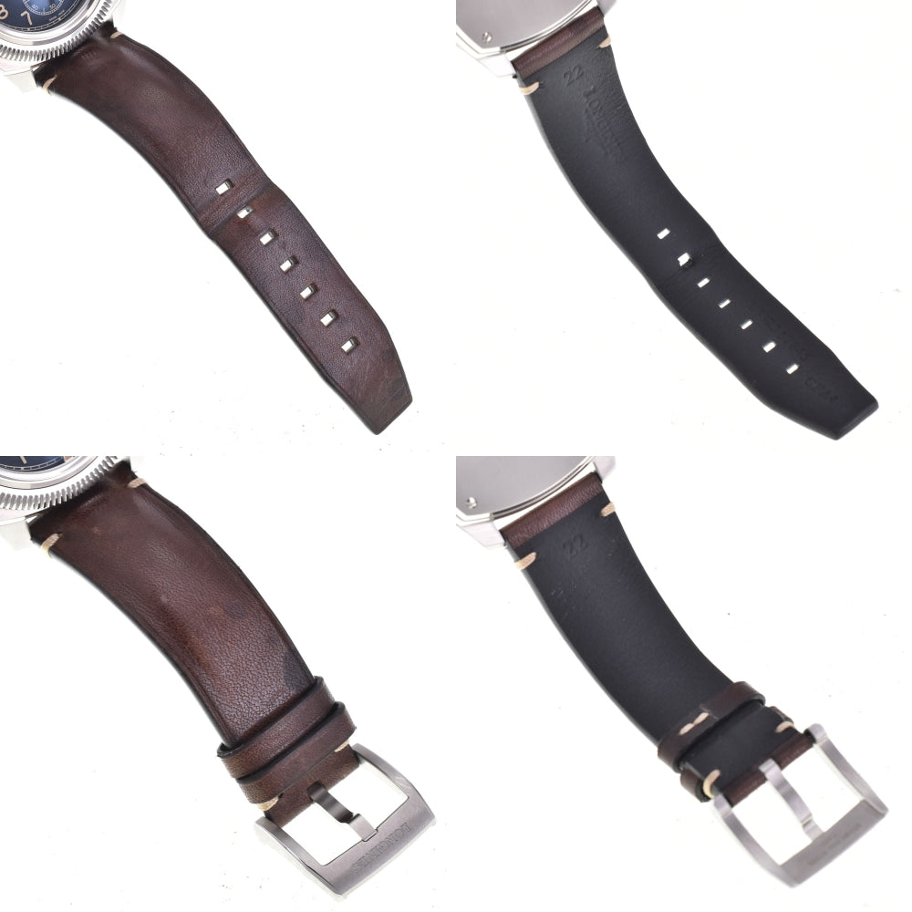 with paper LONGINES Pilot Majetec L2.838.4.53.9 black Dial Automatic Men's
 Watch B#144225