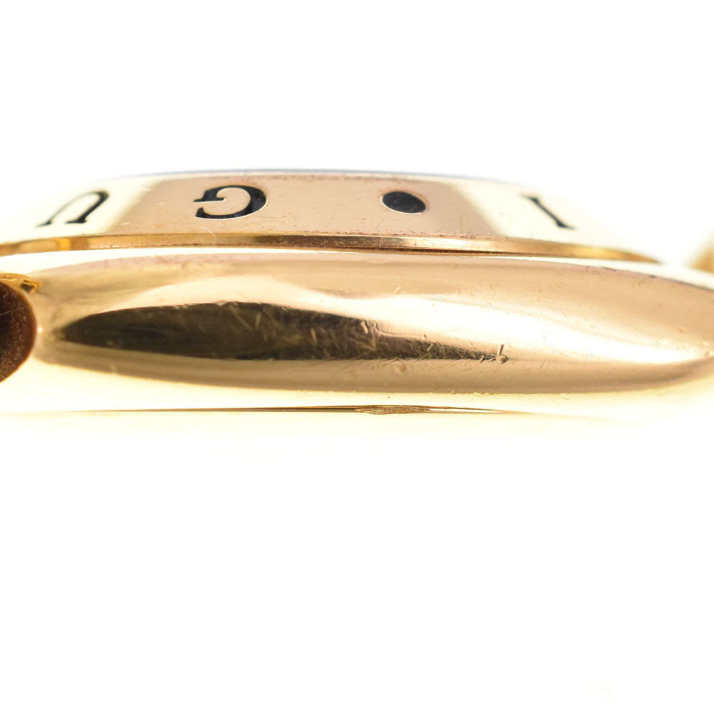 GUCCI 6300L Gold Plated / Leather black Dial Quartz Ladies
 Watch C#144228