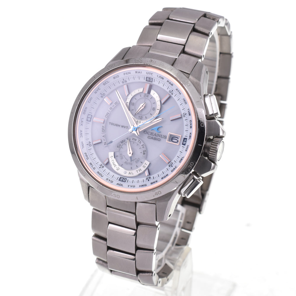 CASIO Oceanus OCW-T1010G-7AJF white Dial Radio Sync Solar Men's
 Watch G#144229