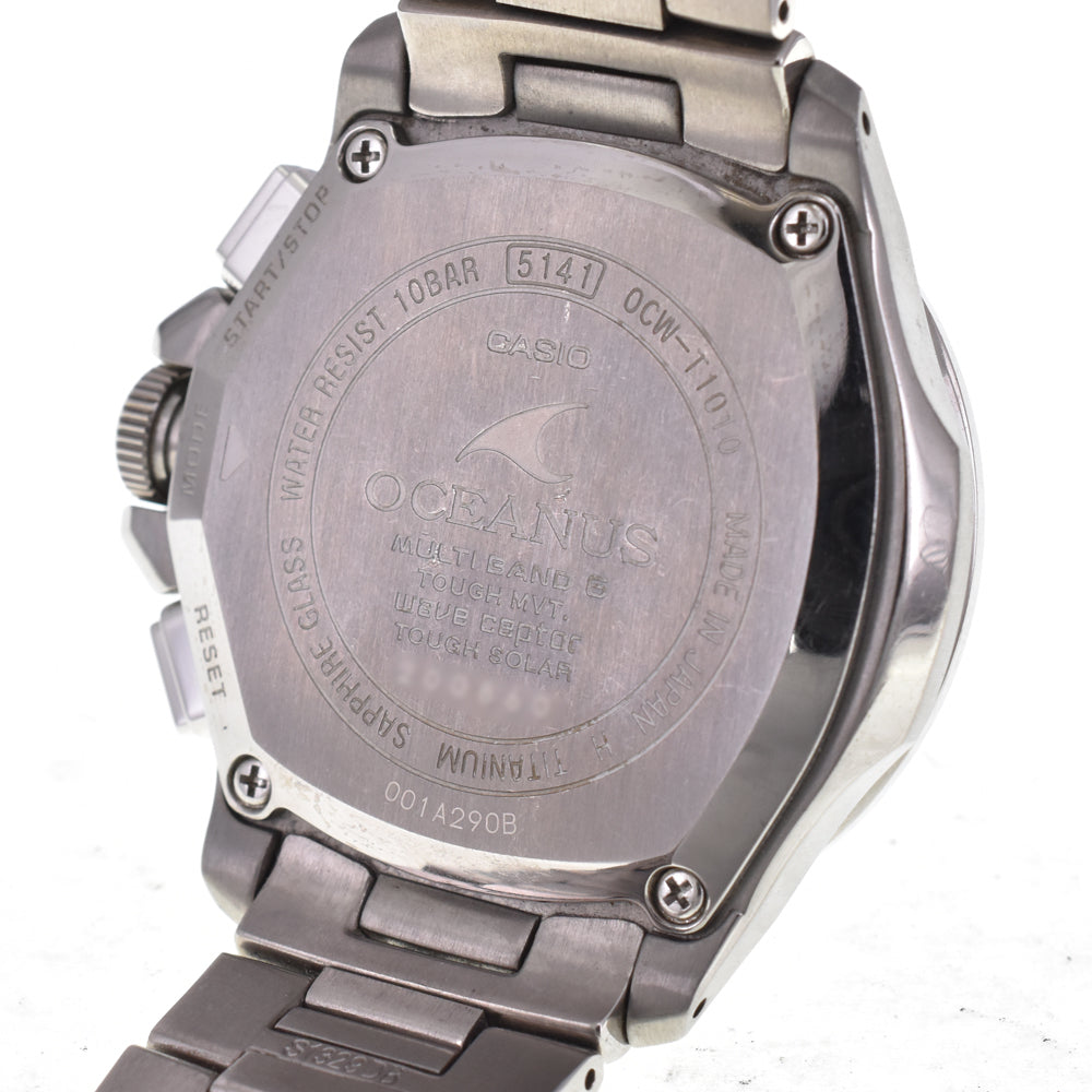 CASIO Oceanus OCW-T1010G-7AJF white Dial Radio Sync Solar Men's
 Watch G#144229