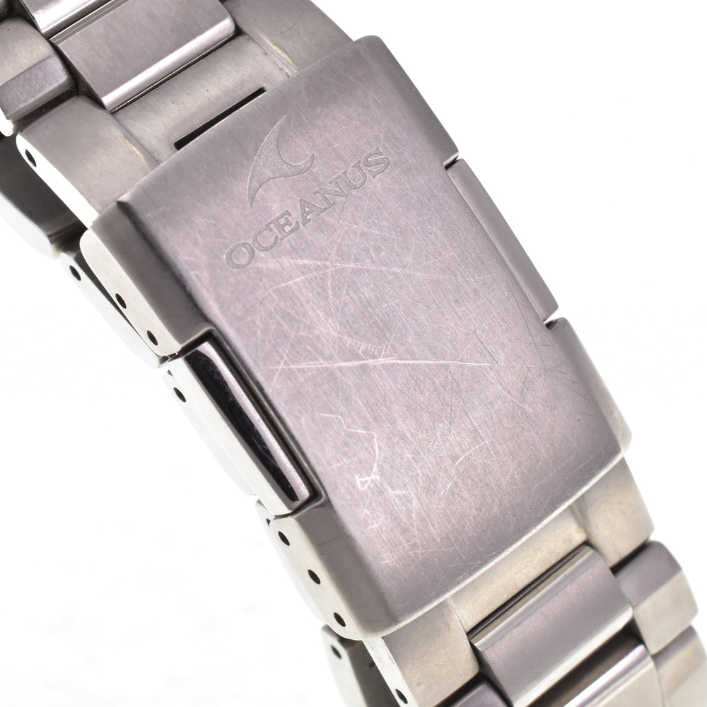 CASIO Oceanus OCW-T1010G-7AJF white Dial Radio Sync Solar Men's
 Watch G#144229