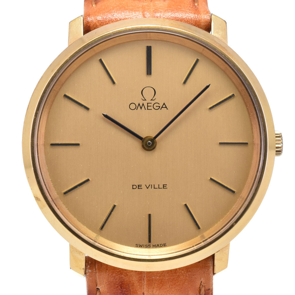 OMEGA De Ville 111.0107 vintage Cal.625 gold Dial Hand Winding Men's
 Watch C#144236