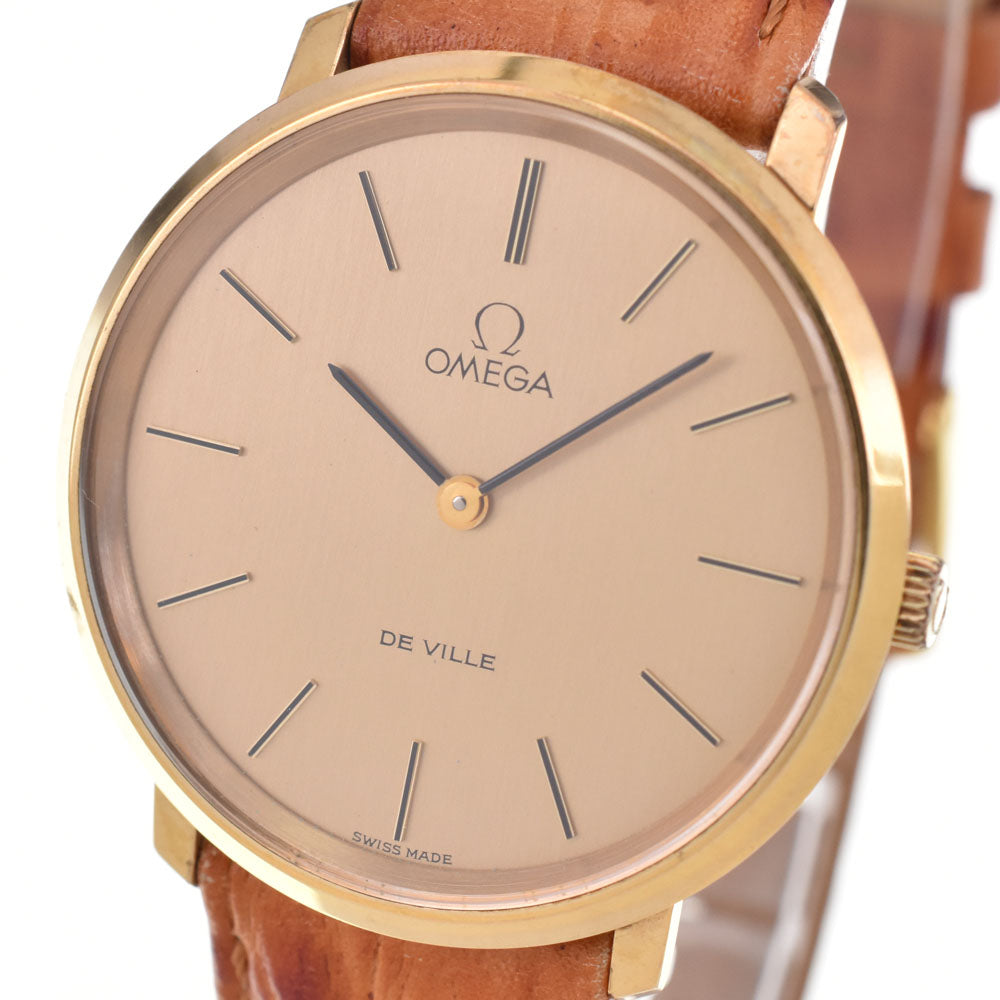OMEGA De Ville 111.0107 vintage Cal.625 gold Dial Hand Winding Men's
 Watch C#144236