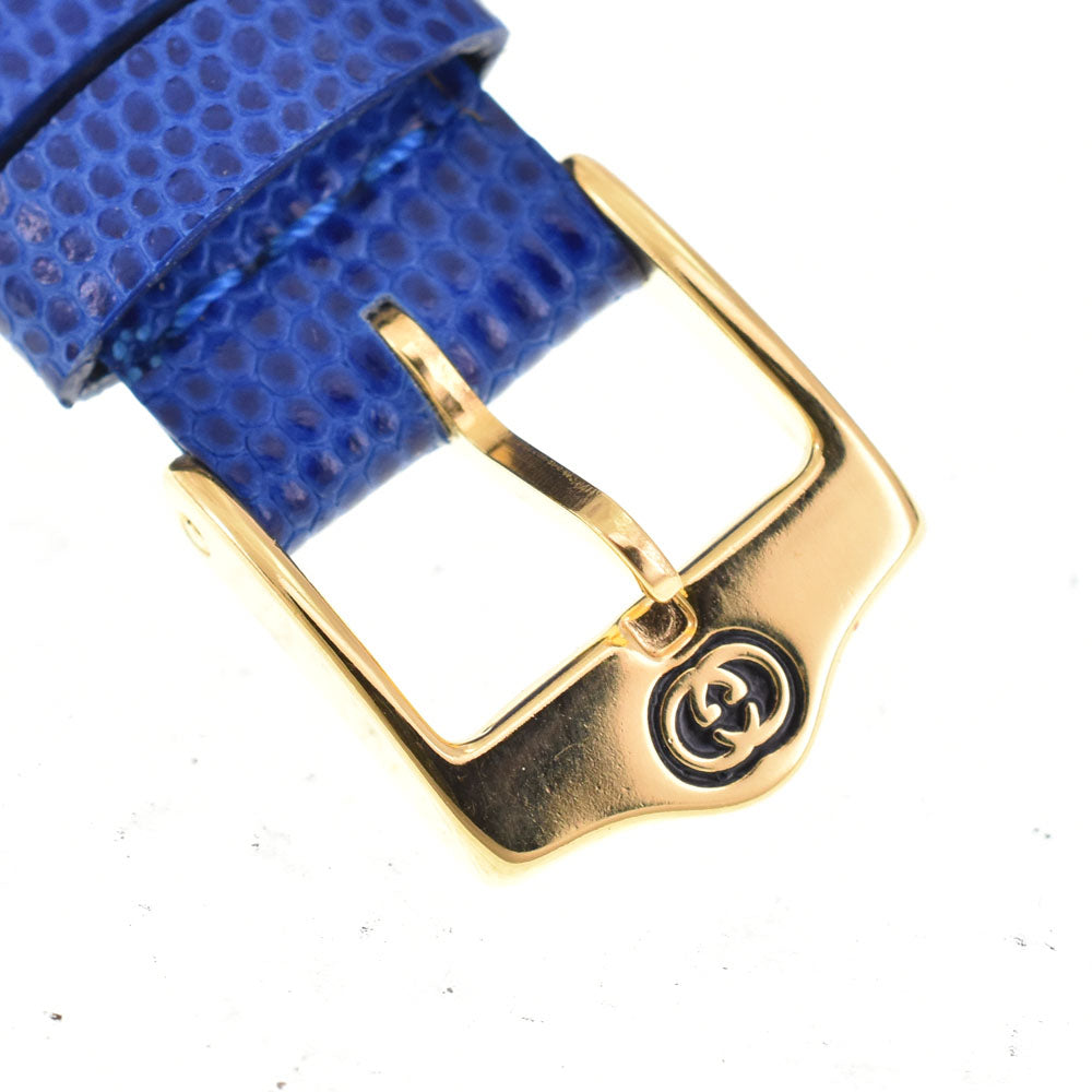 GUCCI Horsebit 6300L Gold Plated / Leather white Dial Quartz Ladies
 Watch C#144245