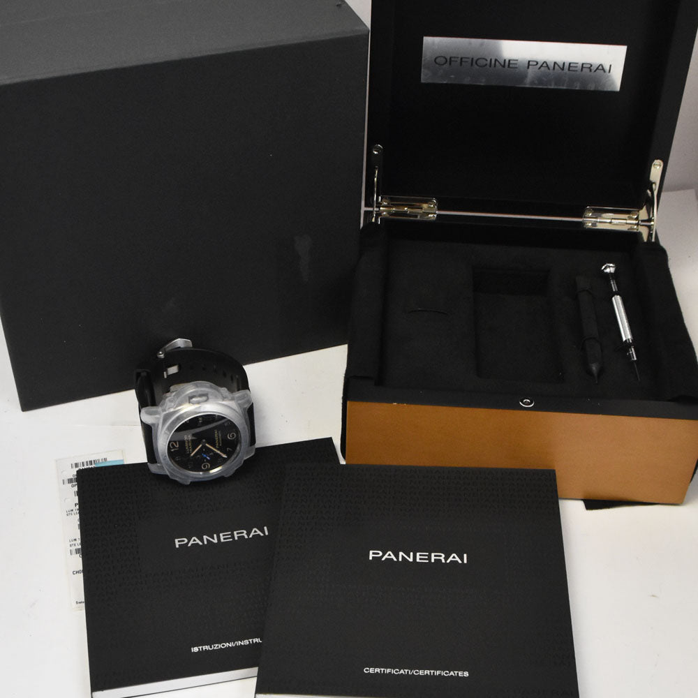 with paper PANERAI Luminor Marina 1950 PAM01359 Small second black Dial Automatic Men's
 Watch B#144266