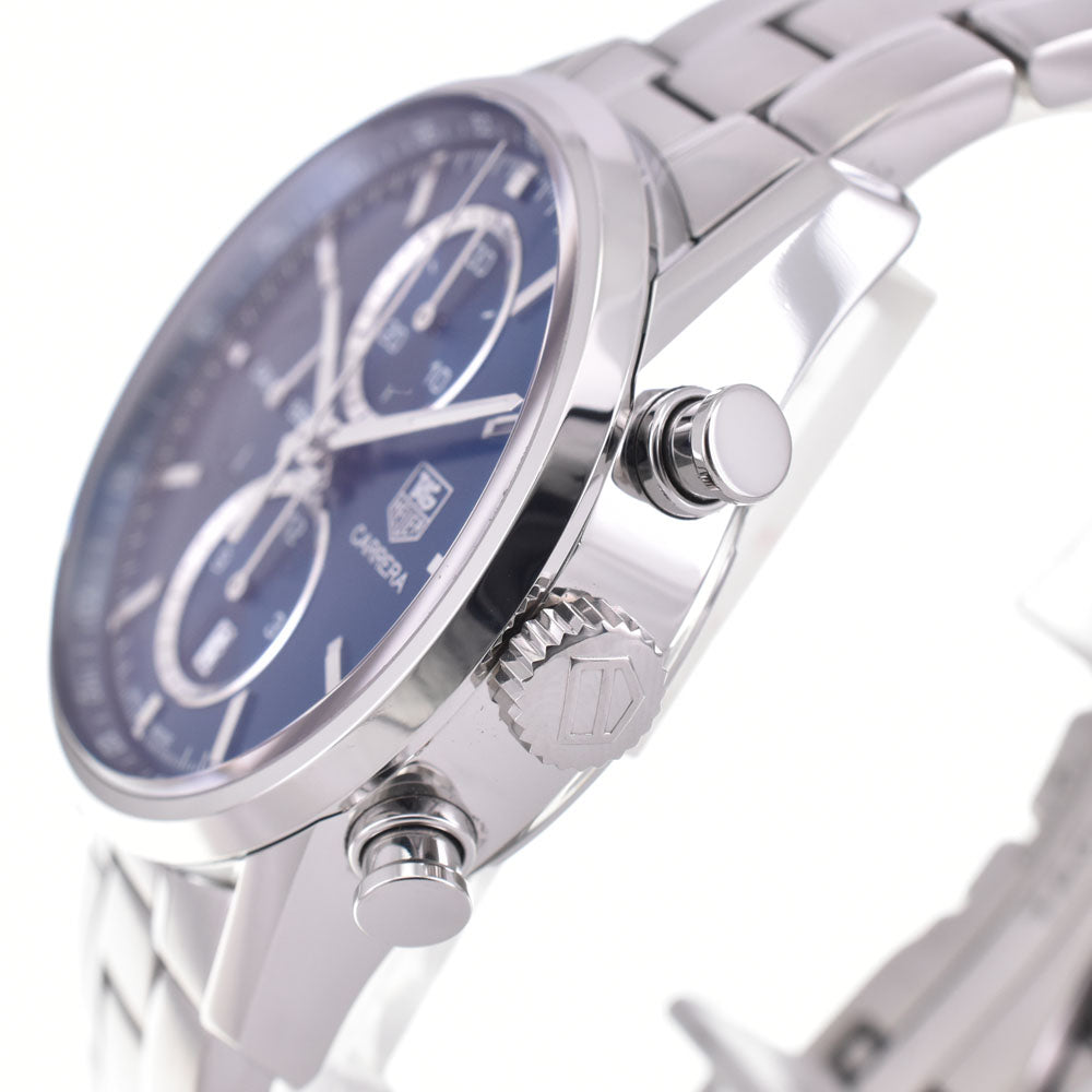 with paper TAG HEUER Carrera Caliber 1887 CAR2115.BA0724 see-through back blue Dial Automatic Men's
 Watch B#144271