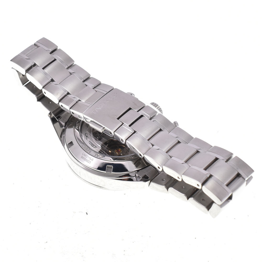 with paper TAG HEUER Carrera Caliber 1887 CAR2115.BA0724 see-through back blue Dial Automatic Men's
 Watch B#144271