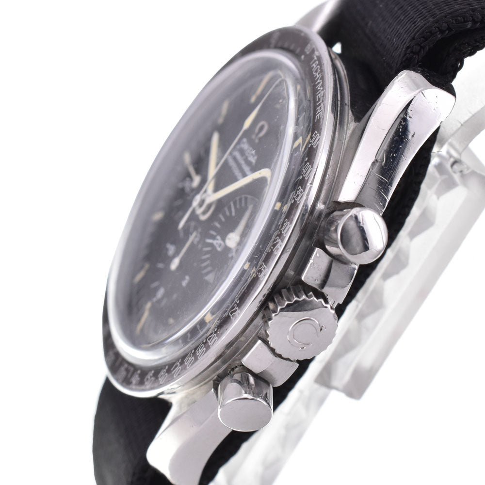 OMEGA Speedmaster Professional 4th 145.012-67 vintage Chronograph Cal.321 Step Dial Logo Upright black Dial Hand Winding Men's
 Watch Z#144279