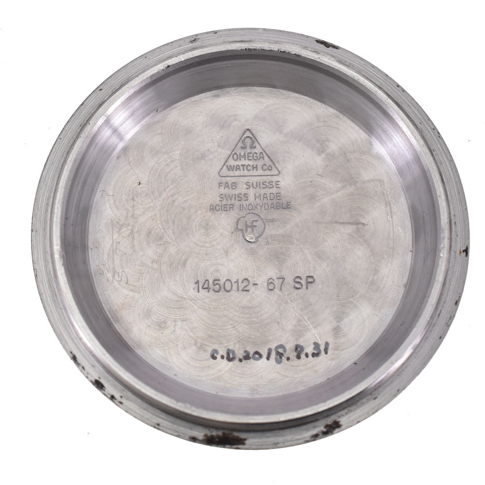 OMEGA Speedmaster Professional 4th 145.012-67 vintage Chronograph Cal.321 Step Dial Logo Upright black Dial Hand Winding Men's
 Watch Z#144279