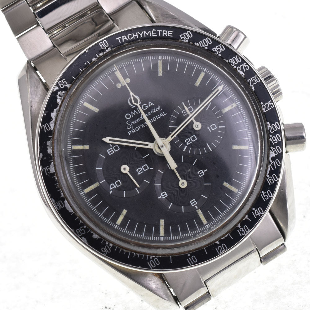 OMEGA Speedmaster Professional 145.022-69ST vintage (Downward) 5th Straight Lighting Cal.861 Caterpillar Breath black Dial Hand Winding Men's
 Watch Z#144282