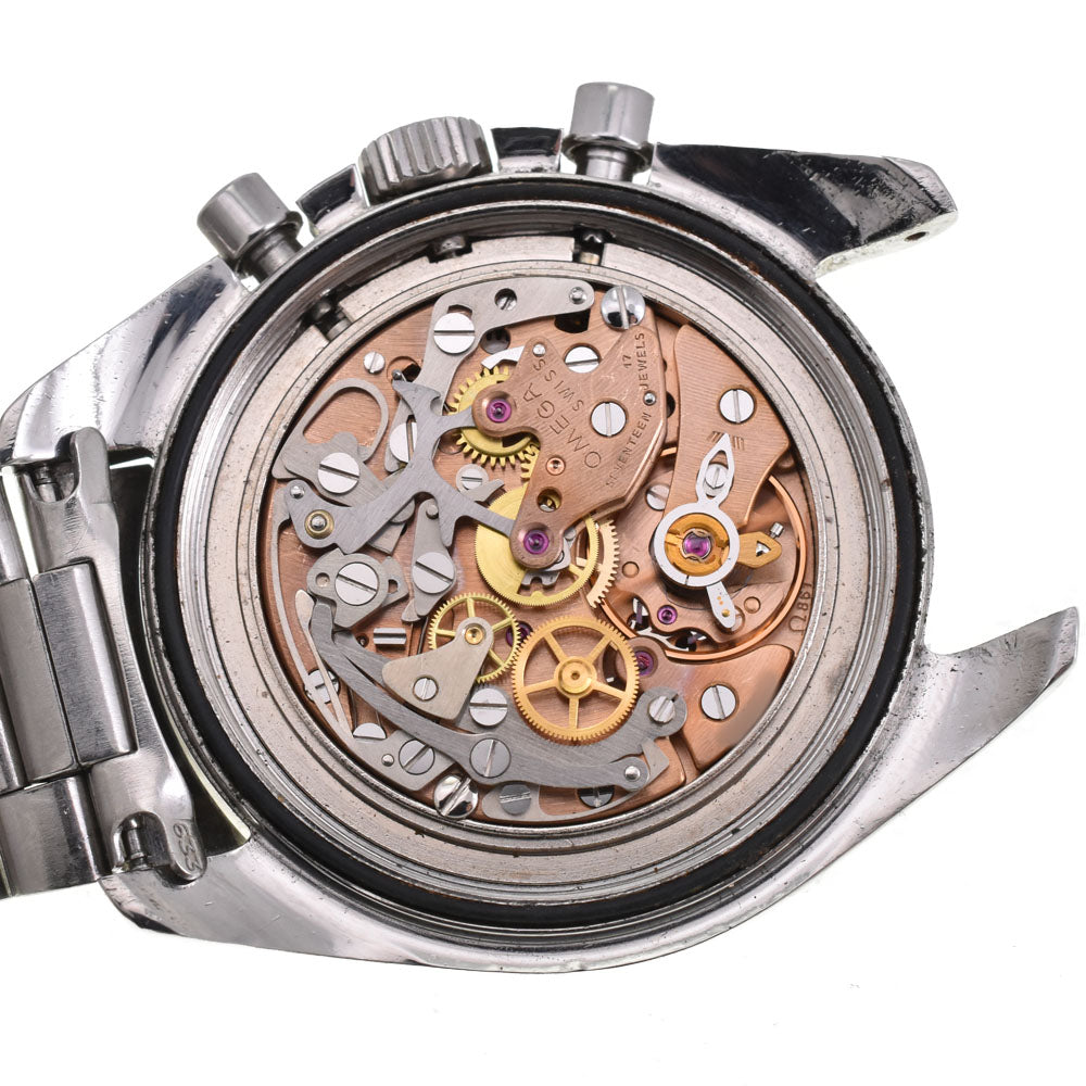 OMEGA Speedmaster Professional 145.022-69ST vintage 5th Straight Writing Flat Link Bracelet Cal.861 black Dial Hand Winding Men's
 Watch H#144283