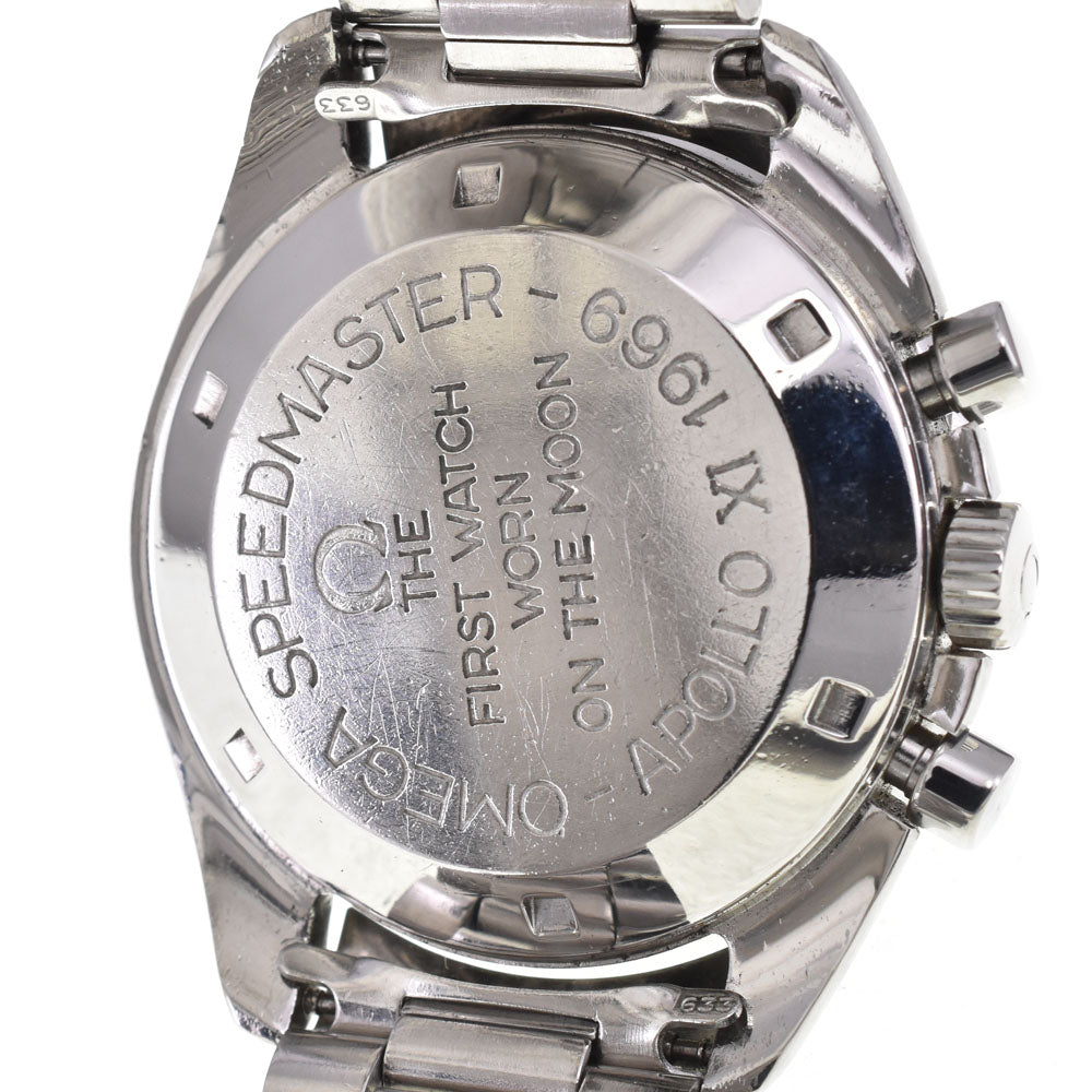 OMEGA Speedmaster Professional 145.022-69ST vintage 5th Straight Writing Flat Link Bracelet Cal.861 black Dial Hand Winding Men's
 Watch H#144283