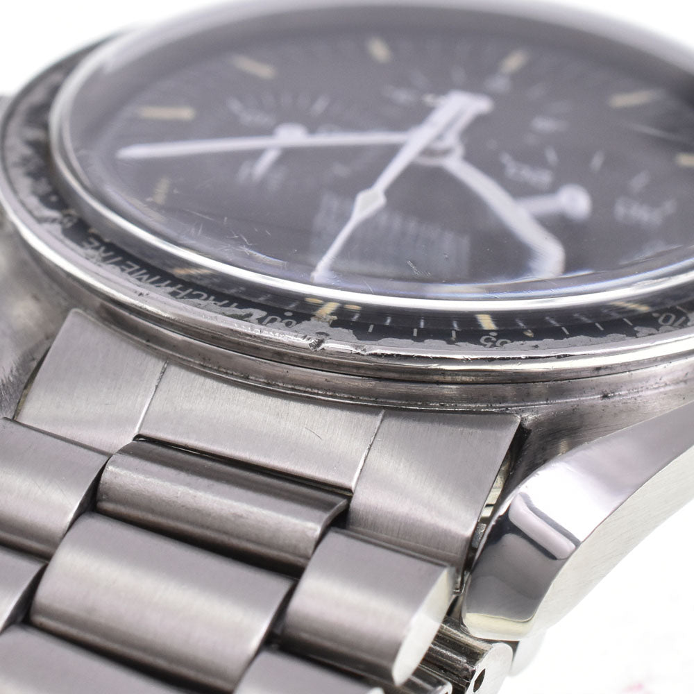 OMEGA Speedmaster Professional 145.022-69ST vintage 5th Straight Writing Flat Link Bracelet Cal.861 black Dial Hand Winding Men's
 Watch H#144283