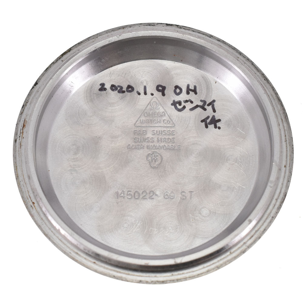 OMEGA Speedmaster Professional 145.022-69ST vintage 5th Straight Writing Flat Link Bracelet Cal.861 black Dial Hand Winding Men's
 Watch H#144283