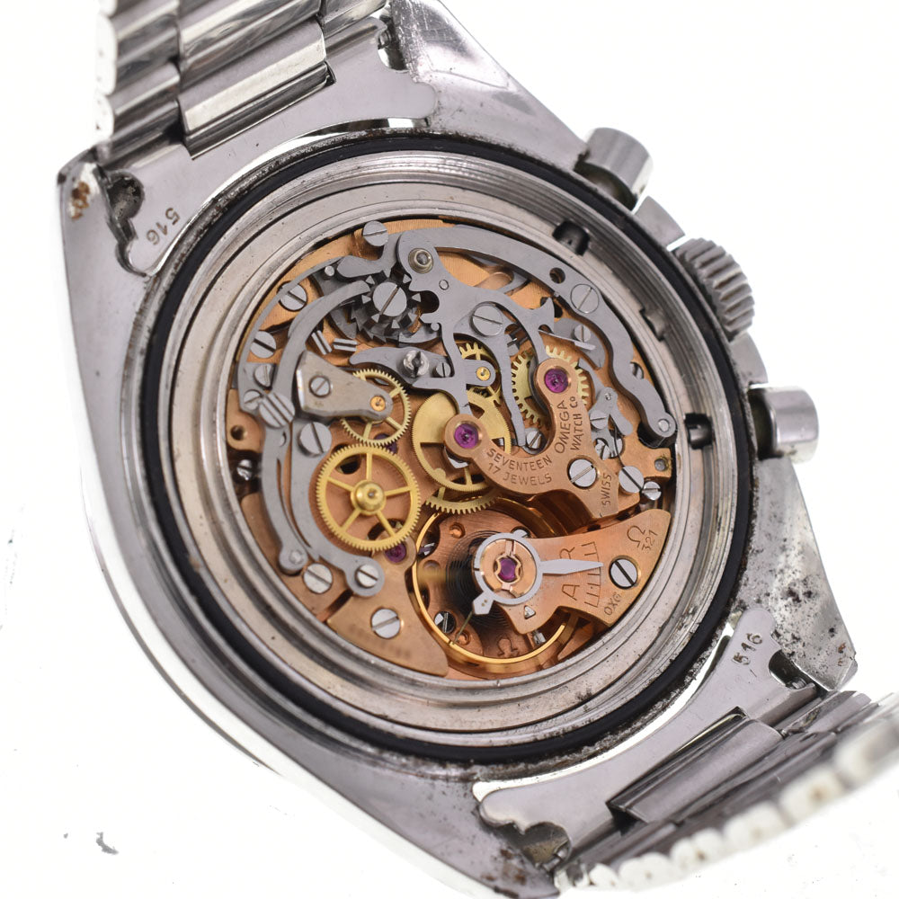 OMEGA Speedmaster Professional 4th ST145.012-67 vintage Cal.321 Caterpillar Breath Step Dial Upright black Dial Hand Winding Men's
 Watch Z#144284