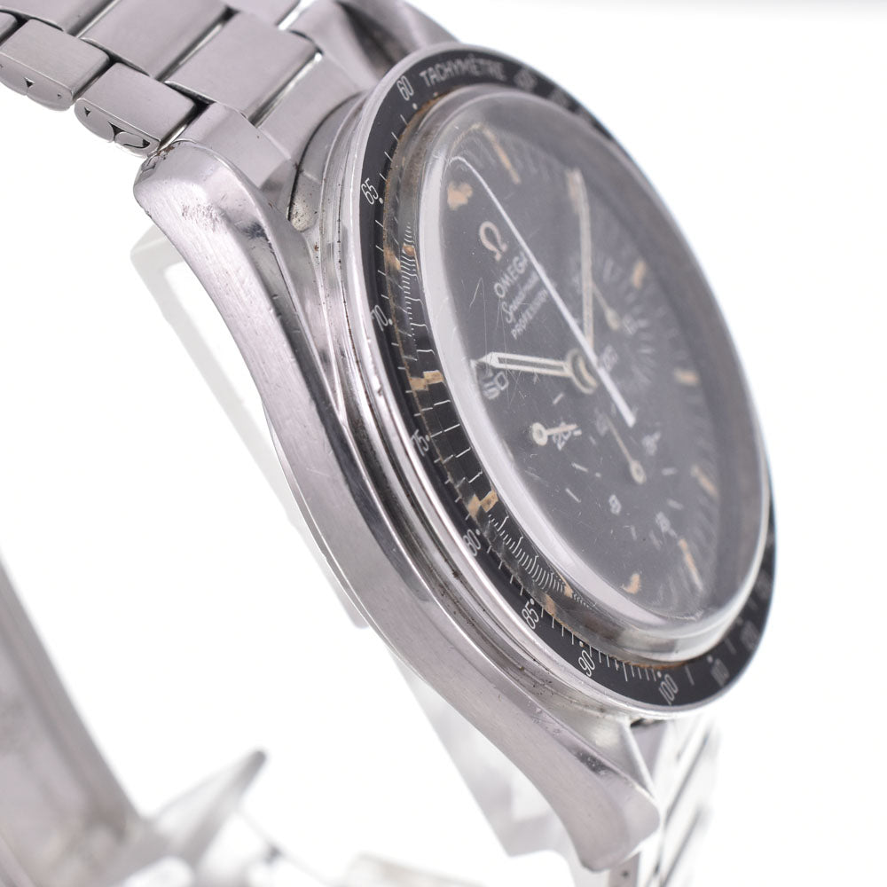 OMEGA Speedmaster Professional 4th ST145.012-67 vintage Cal.321 Caterpillar Breath Step Dial Upright black Dial Hand Winding Men's
 Watch Z#144284