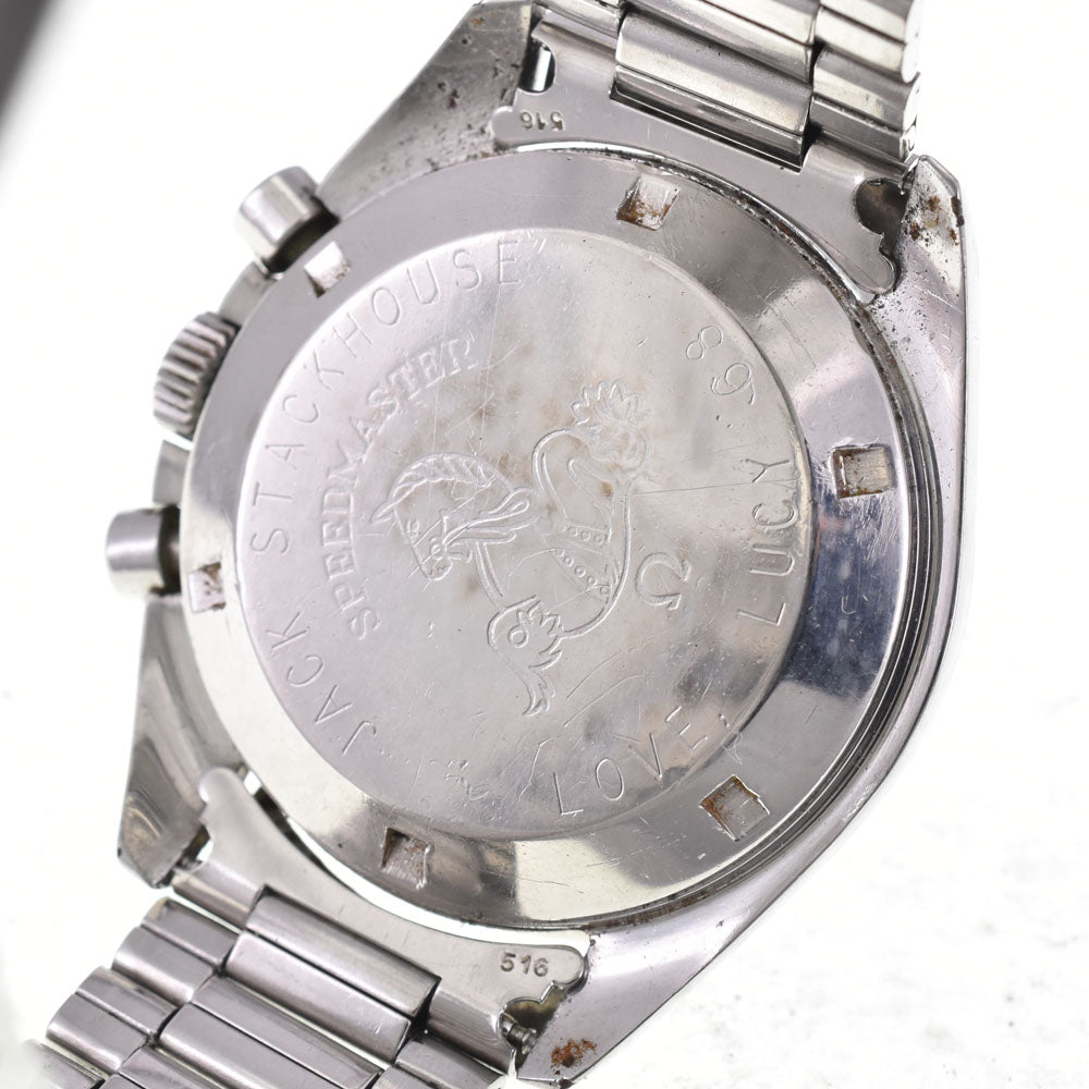 OMEGA Speedmaster Professional 4th ST145.012-67 vintage Cal.321 Caterpillar Breath Step Dial Upright black Dial Hand Winding Men's
 Watch Z#144284