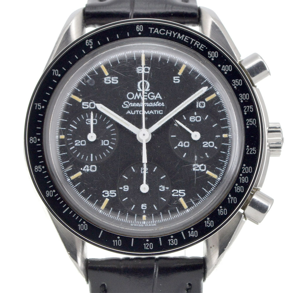 with paper OMEGA Speedmaster 3810.50 Chronograph black Dial Automatic Men's
 Watch J#144288