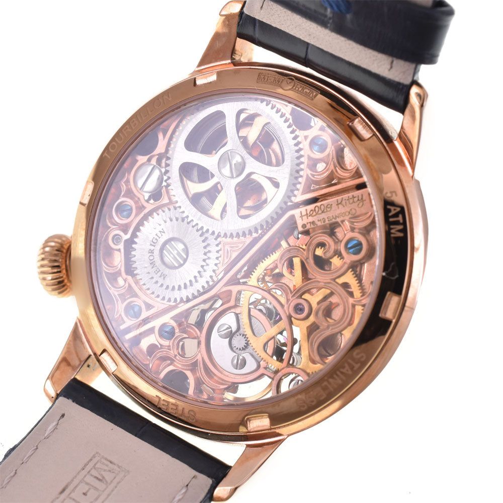 with paper MEMORIGIN Hello Kitty Cosmo Tourbillon K.T.DX Limited to 100 Aventurine Dial Hand Winding Ladies
 Watch C#144306