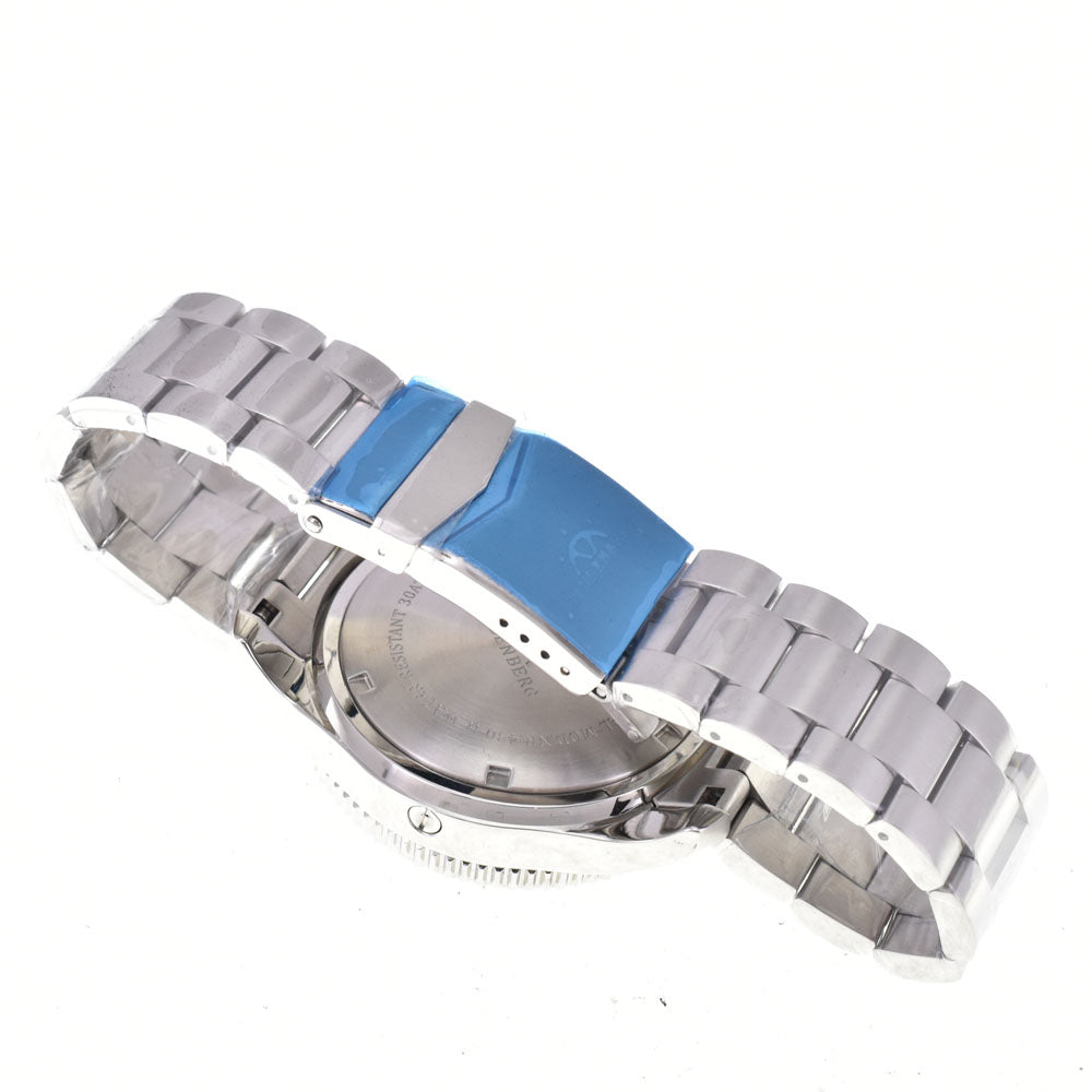 with paper HINDENBERG Mechanical Diver 300M white Dial Automatic Men's
 Watch C#144307