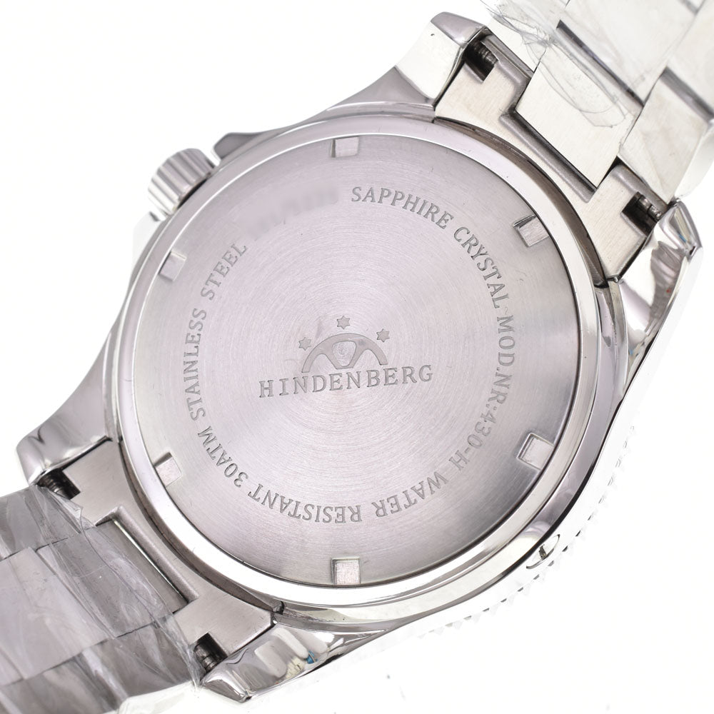 with paper HINDENBERG Mechanical Diver 300M white Dial Automatic Men's
 Watch C#144307