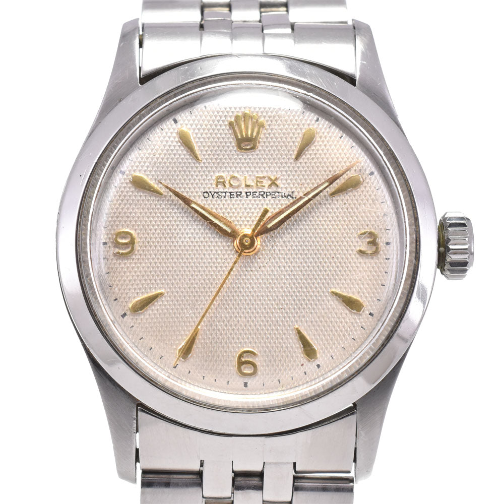ROLEX Oyster perpetual 6332 vintage Cal.645 Silver Dial Automatic Men's
 Watch D#144317
