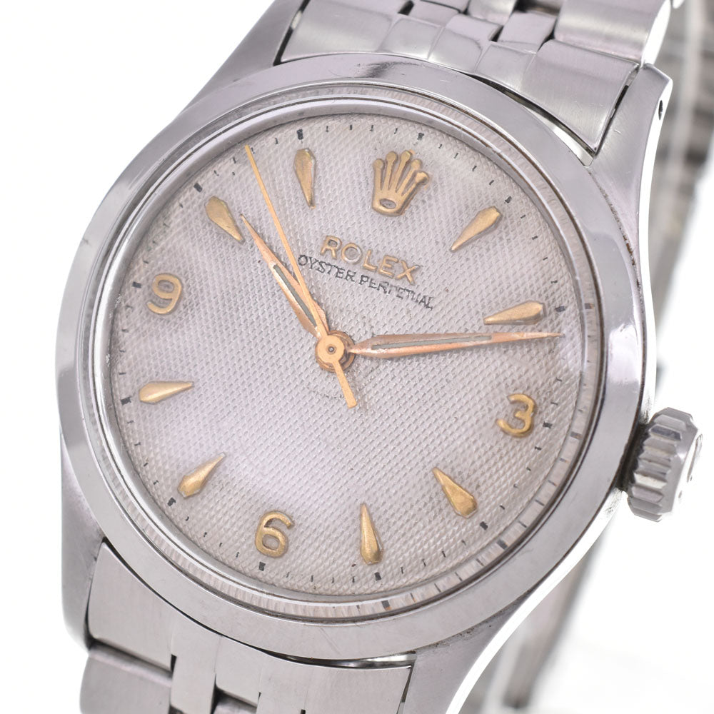 ROLEX Oyster perpetual 6332 vintage Cal.645 Silver Dial Automatic Men's
 Watch D#144317