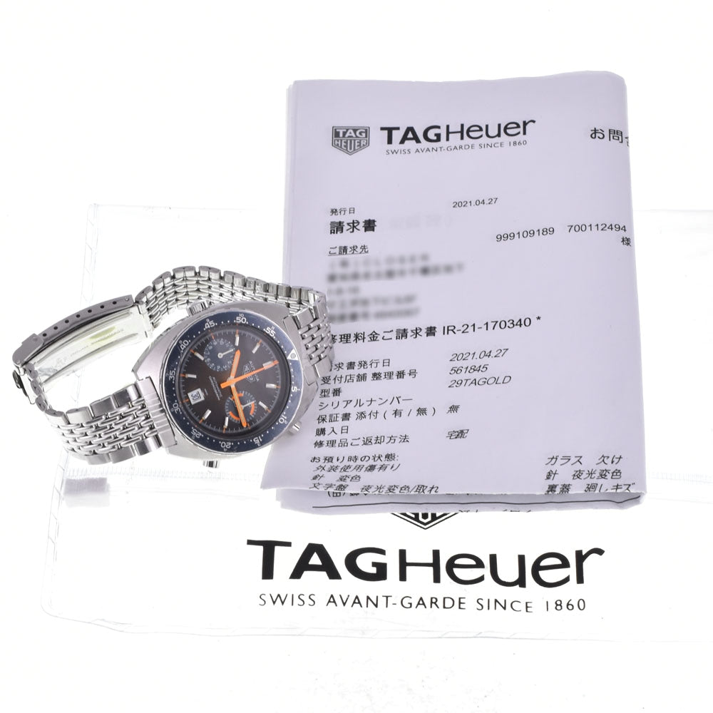 TAG HEUER Otavia Orange Boy vintage Cal.12 black Dial Automatic Men's
 Watch Z#144318