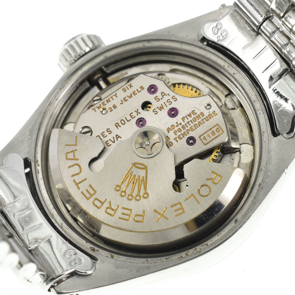 ROLEX Oyster Perpetual Date 6516 vintage Cal.1160 butterfly rotor Silver Dial Automatic Ladies
 Watch G#144360
