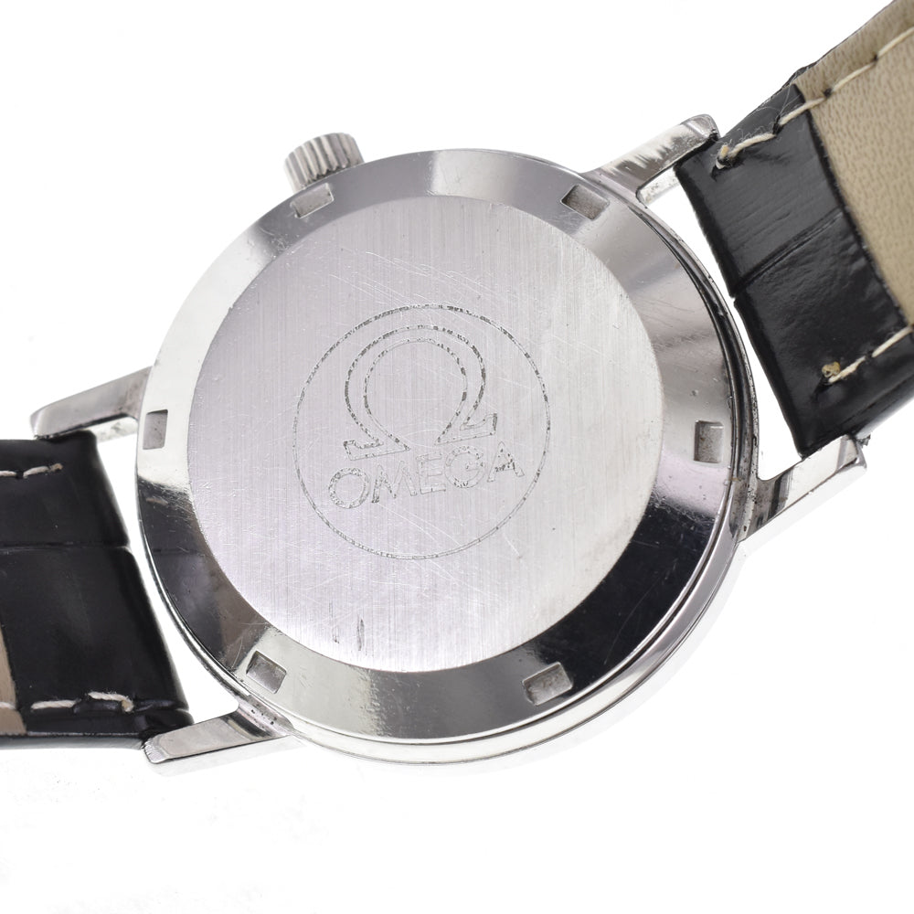 OMEGA Geneva 166.0163 vintage Date Cal.1012 Silver Dial Automatic Men's
 Watch C#144377