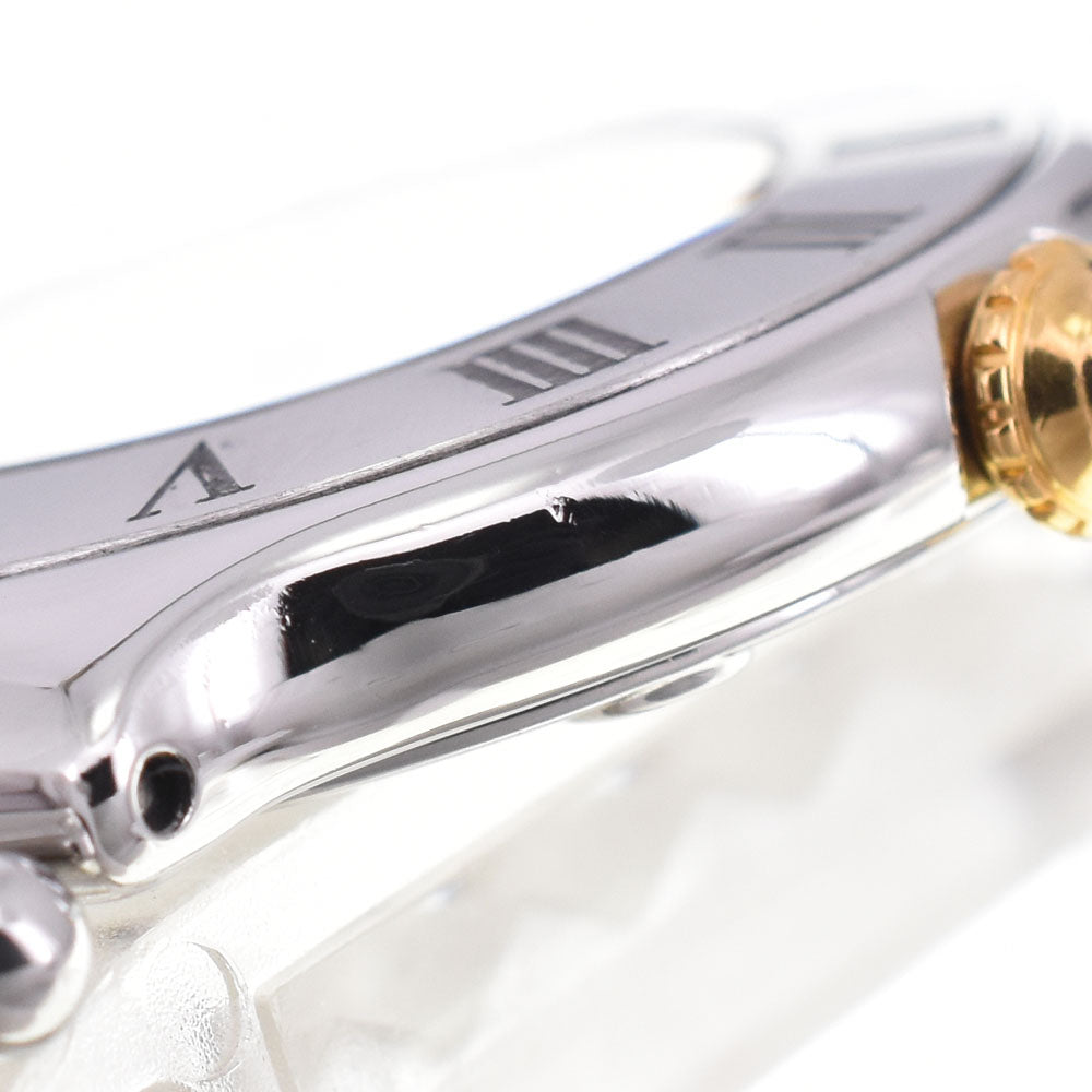 CARTIER Must21 SM W10075F4 Stainless Steel/Gold Plated Silver Dial Quartz Ladies
 Watch D#144378