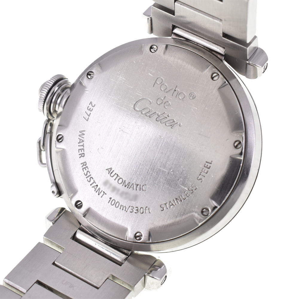 with paper CARTIER Pasha C Meridian GMT W31029M7 Date Silver Dial Automatic Unisex
 Watch C#144379