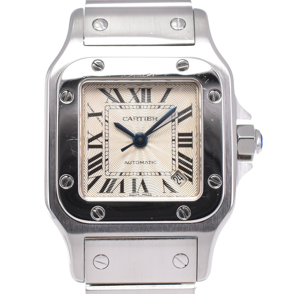 CARTIER Santosgalbe SM W20054D6 Silver Dial Automatic Ladies
 Watch G#144381