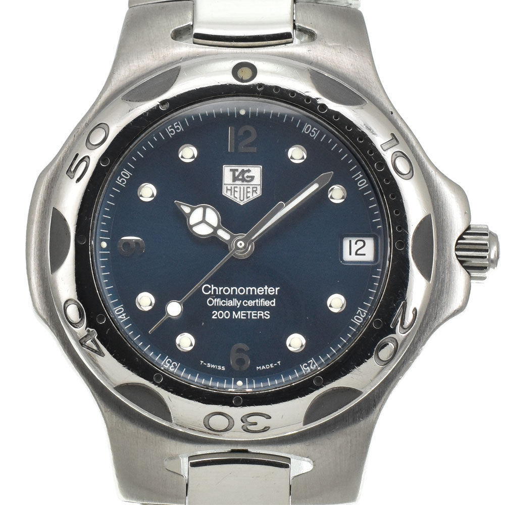TAG HEUER Kirium Professional WL5113 Date blue Dial Automatic Men's
 Watch I#144384