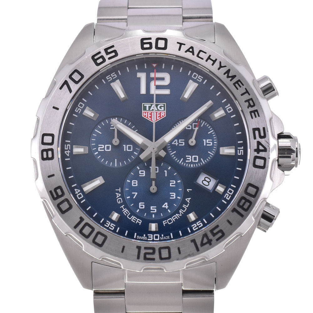 with paper TAG HEUER Formula 1 CAZ1014.BA0842 Chronograph Date blue Dial Quartz Men's
 Watch C#144386