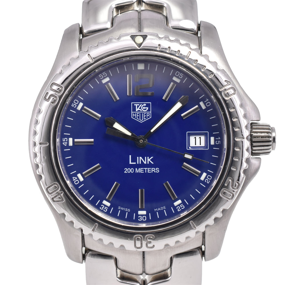 TAG HEUER Link WT1113 Date blue Dial Quartz Men's
 Watch C#144389
