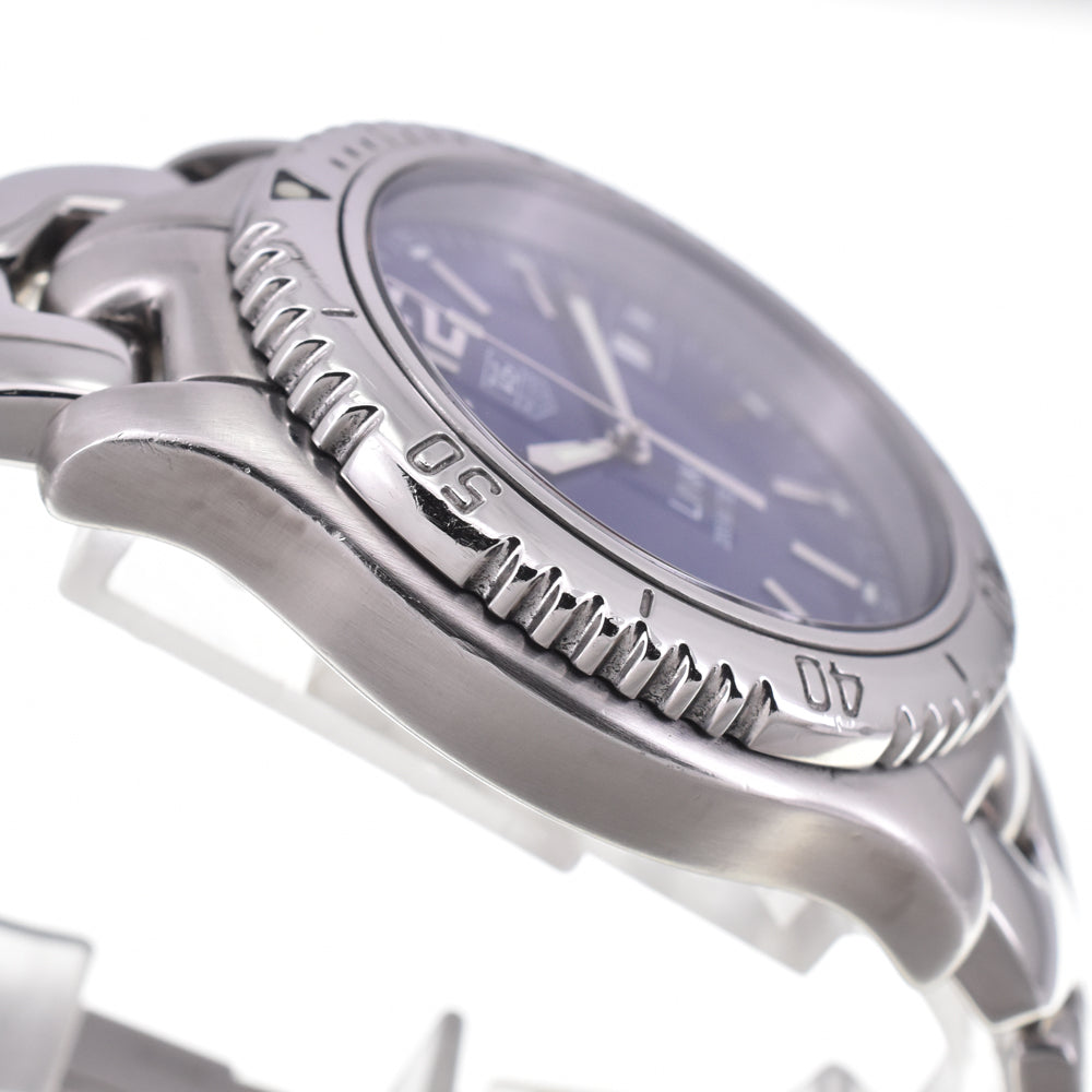 TAG HEUER Link WT1113 Date blue Dial Quartz Men's
 Watch C#144389