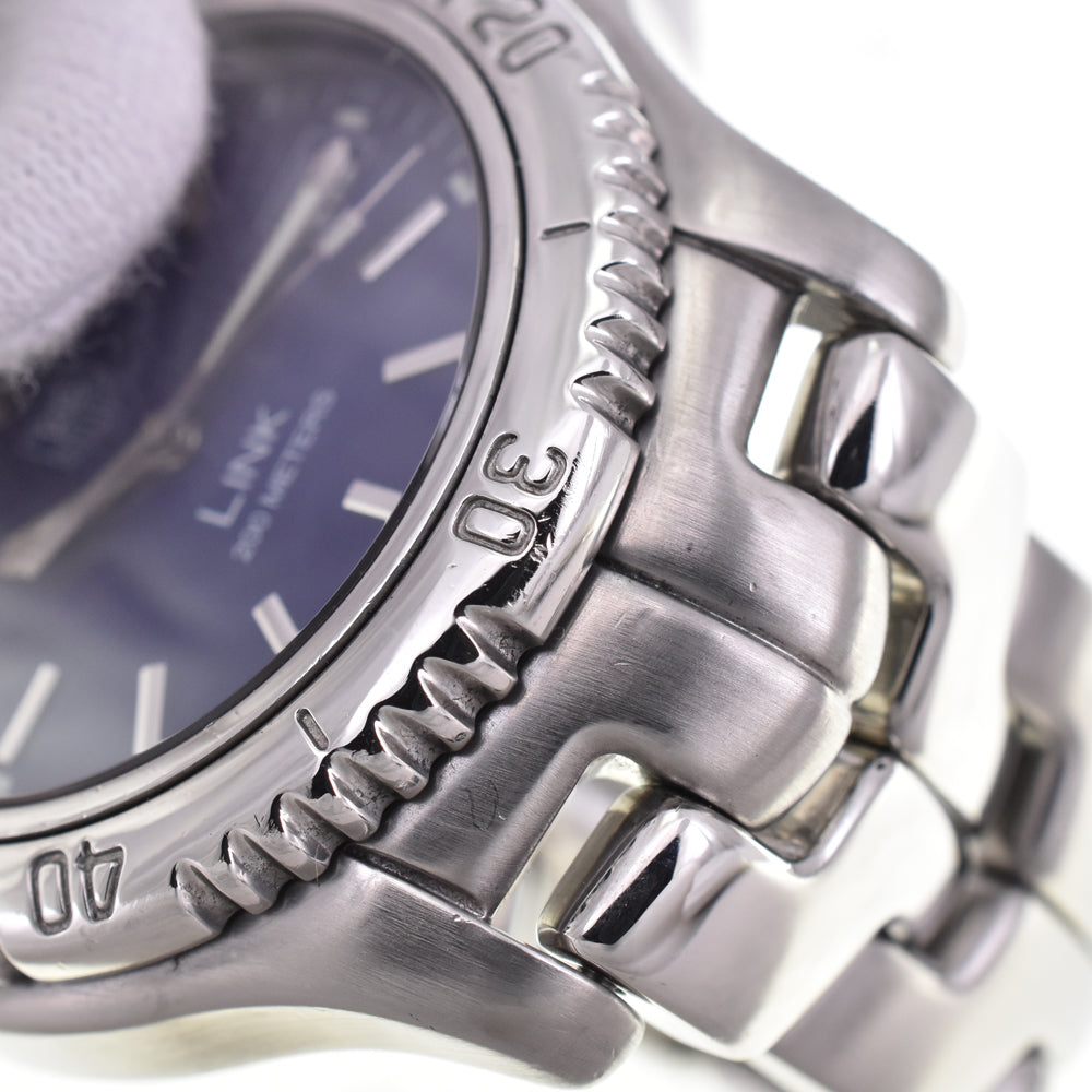 TAG HEUER Link WT1113 Date blue Dial Quartz Men's
 Watch C#144389