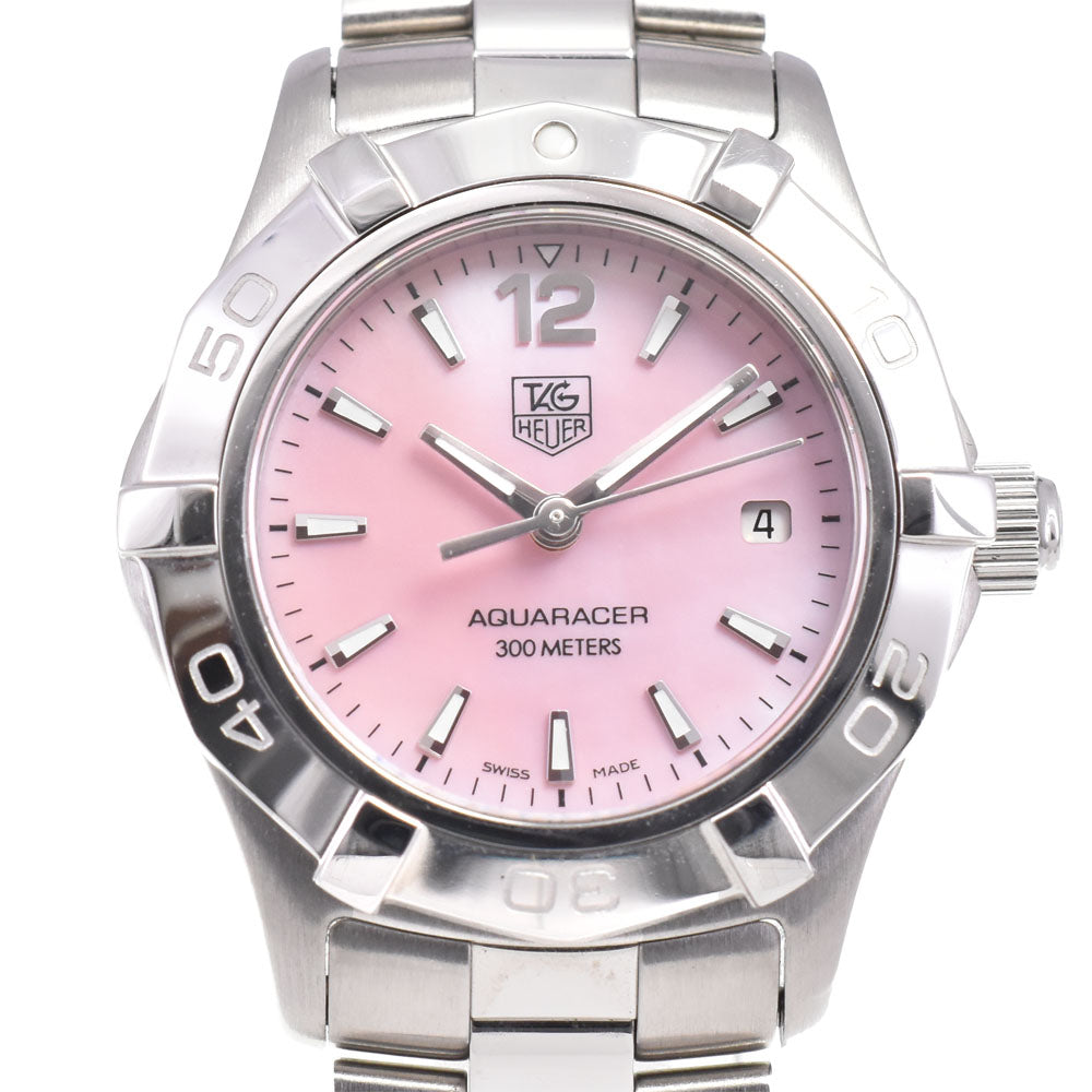 with paper TAG HEUER Aqua racer WAF1418.BA0812 Date Pink shell Dial Quartz Ladies
 Watch B#144392