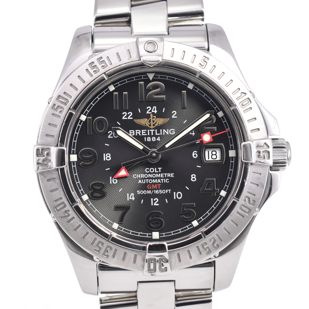 BREITLING Colt A32350 Date GMT black Dial Automatic Men's
 Watch C#144393