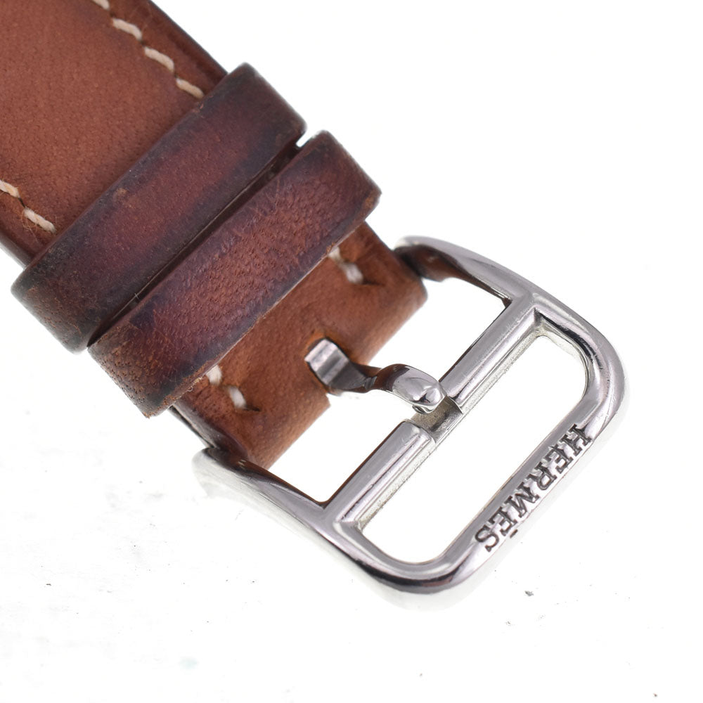 HERMES H watch HH1.201 Dubrutur Silver Dial Quartz Ladies
 Watch C#144397