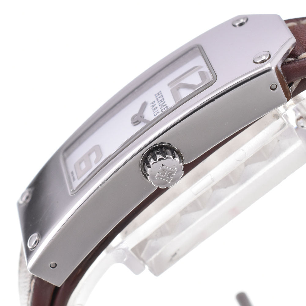 with paper HERMES Kelly 2 watch KT1.210 Dubrutur white Dial Quartz Ladies
 Watch B#144398