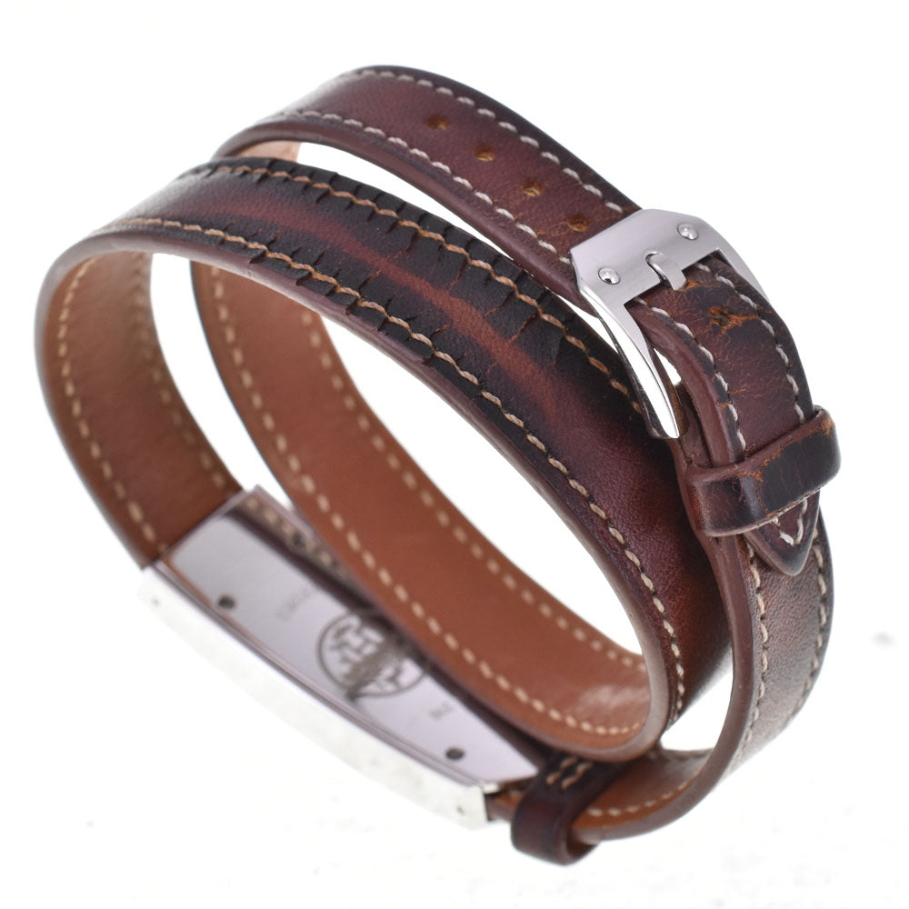 with paper HERMES Kelly 2 watch KT1.210 Dubrutur white Dial Quartz Ladies
 Watch B#144398