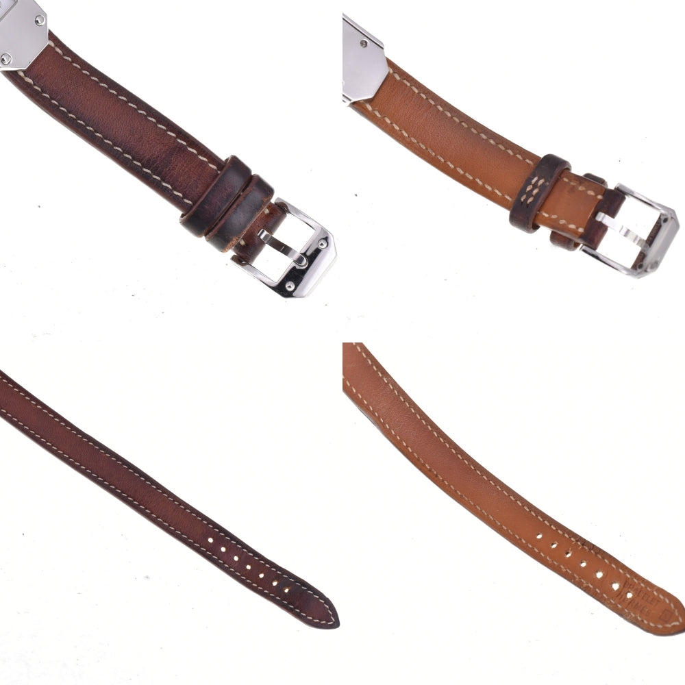 with paper HERMES Kelly 2 watch KT1.210 Dubrutur white Dial Quartz Ladies
 Watch B#144398