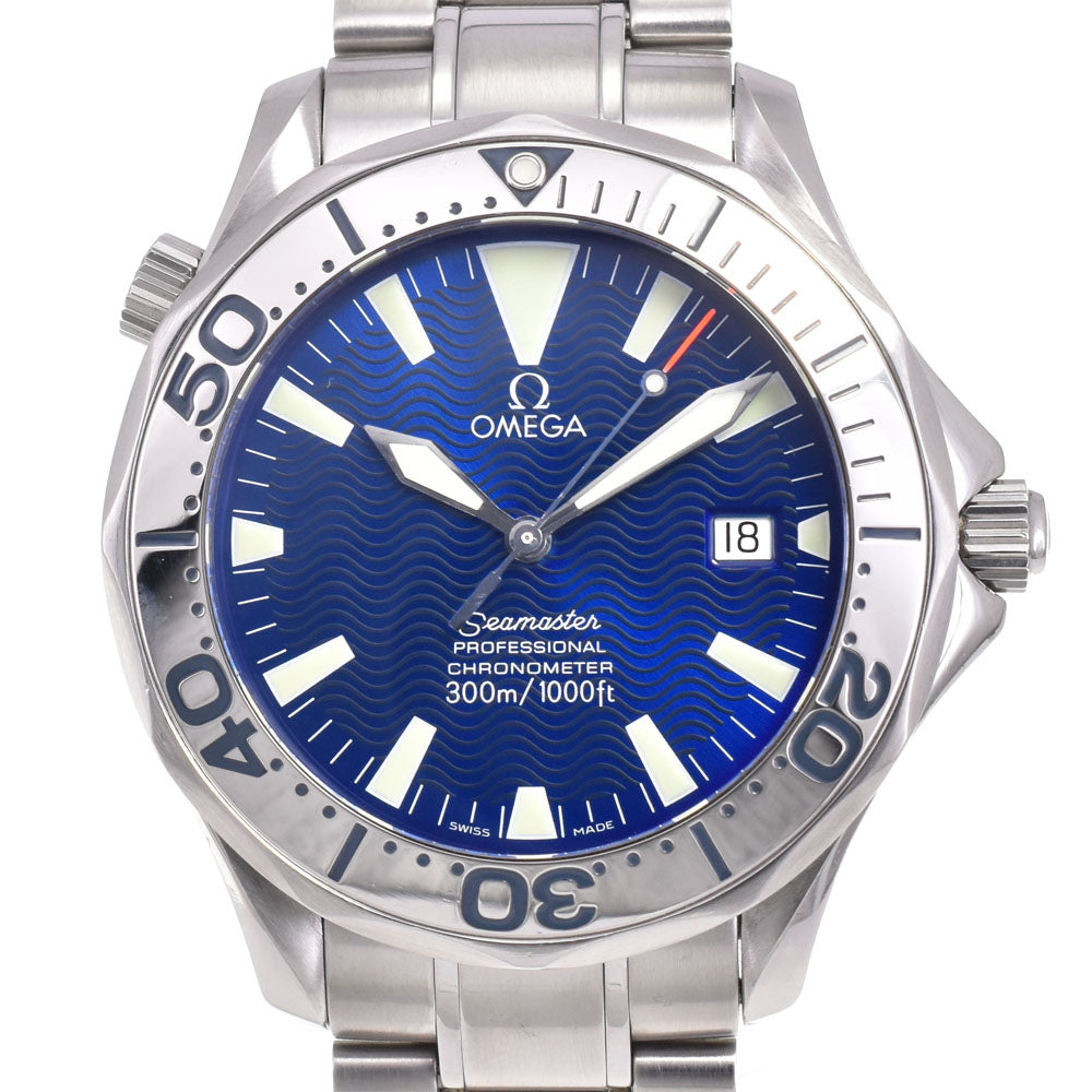 with paper OMEGA Seamaster Professional 300M 2255.80 Date blue Dial Automatic Men's
 Watch D#144403
