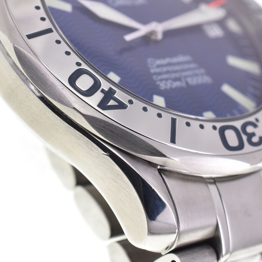 with paper OMEGA Seamaster Professional 300M 2255.80 Date blue Dial Automatic Men's
 Watch D#144403