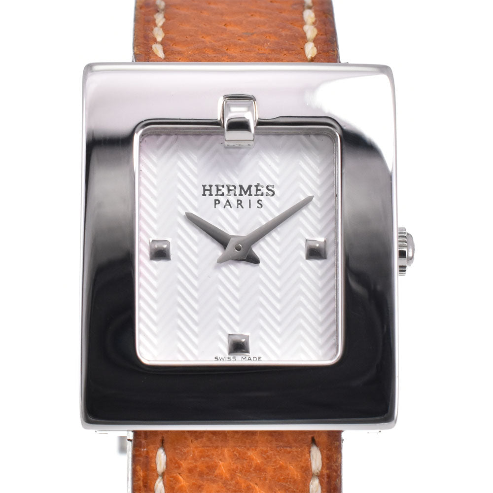 HERMES Belt watch BE1.110 white Dial Quartz Ladies
 Watch D#144410